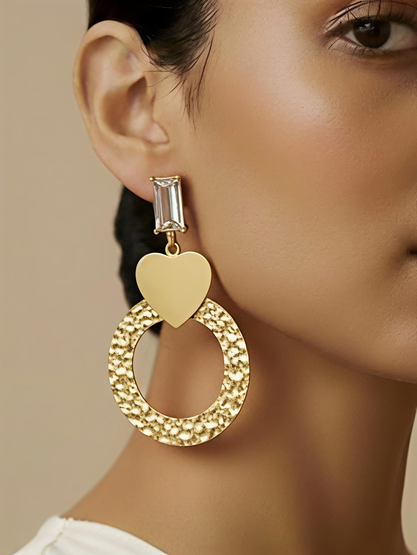 Amora Clear Luxe – Waterproof Statement Earrings