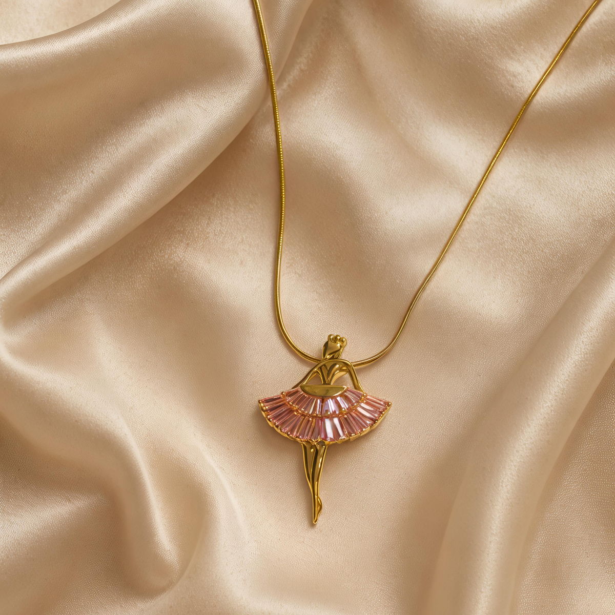 celeste ballerina necklace