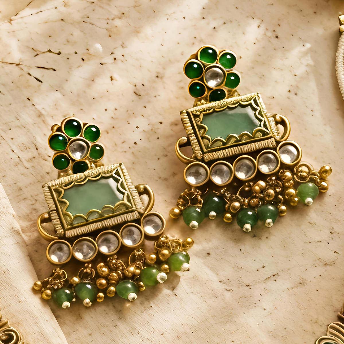 emerald rajwada elegance set
