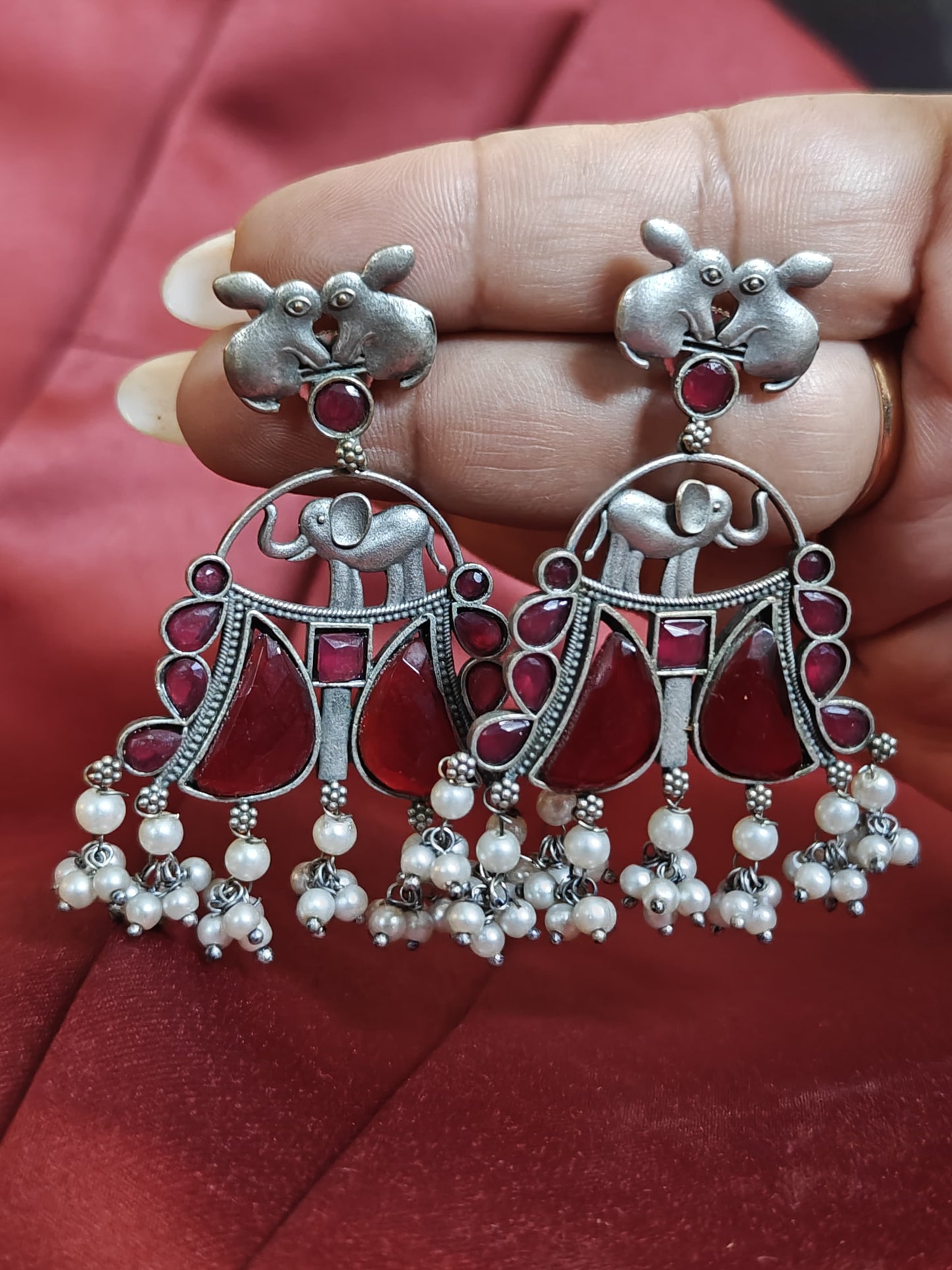 jungle leela charm earrings