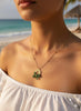 Christmas Wreath Charm Necklace