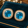 Aura Crystal Halo Statement Studs
