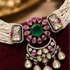 Noor Polki  Choker Necklace Set