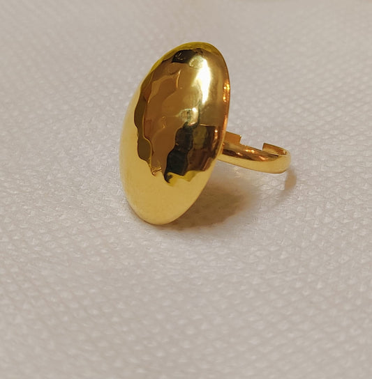 Gold Plated Statement Ring