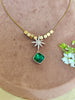 Gold plated star necklace
