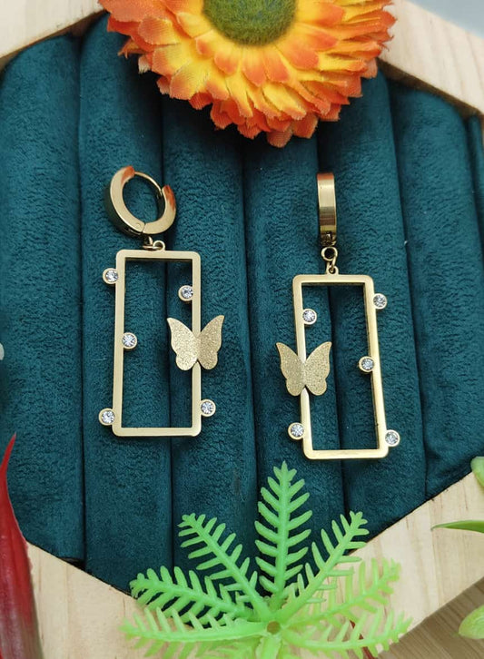 Gold Plated Statement Earrings (SSE06)