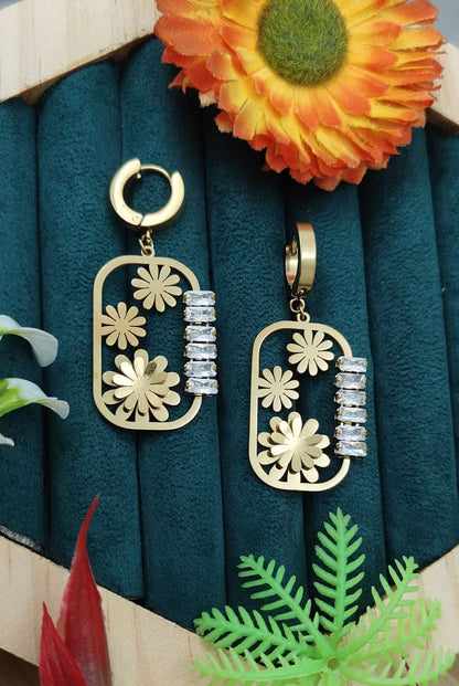 Gold Plated Statement Earring (SSE11)