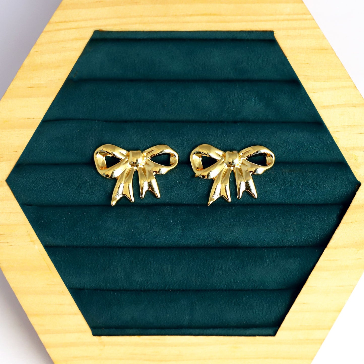 Golden Bow All-Day Earrings