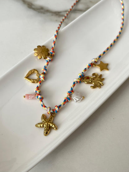 Seaside Whimsy Charm Necklace