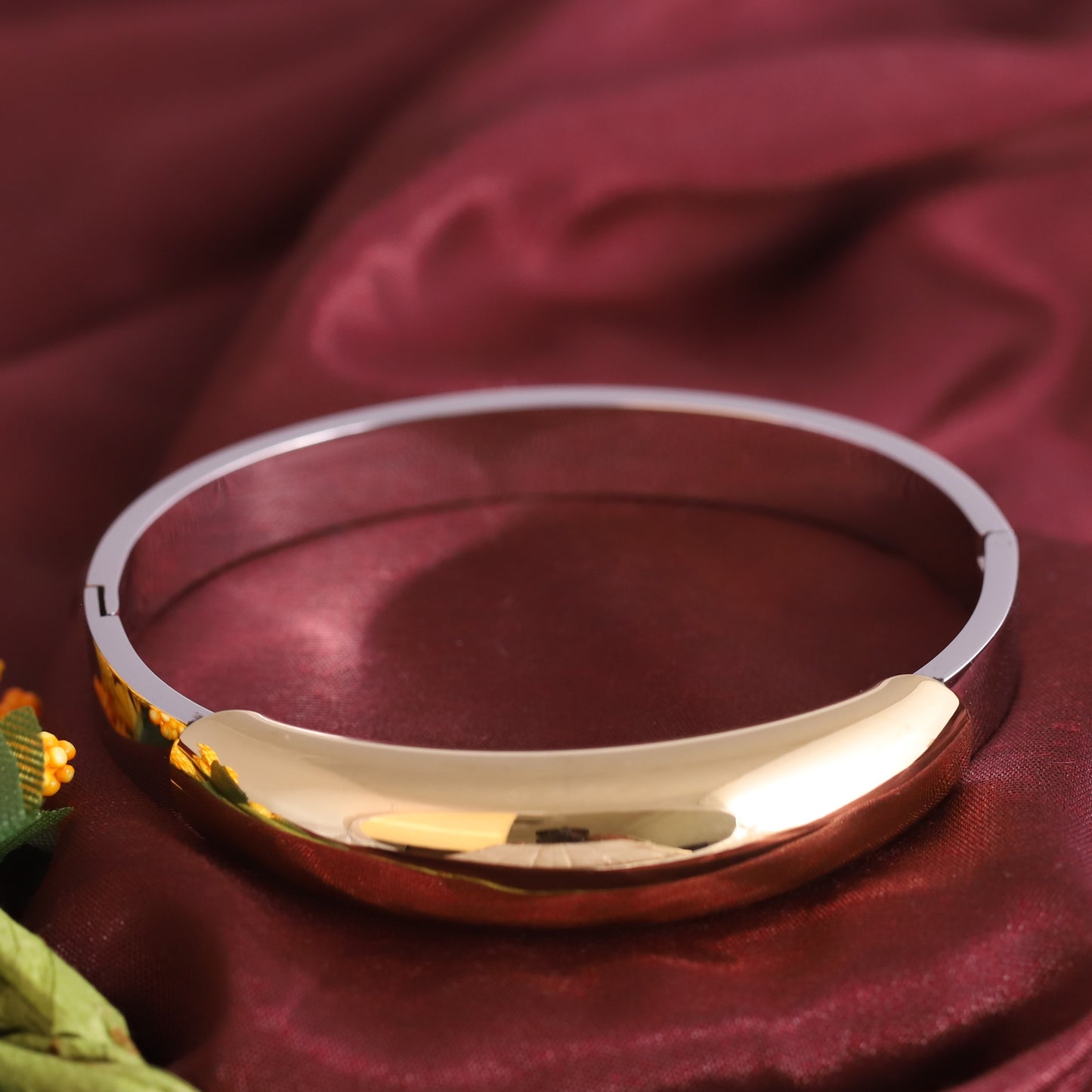 Gold Plated Anti Tarnish Gold Silver Bracelet