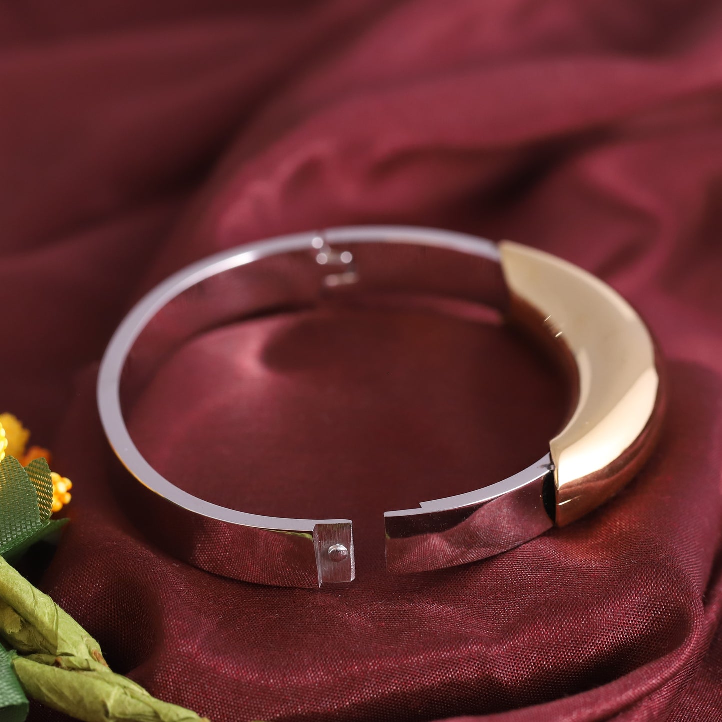 Gold Plated Anti Tarnish Gold Silver Bracelet