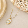 Luna Petal – Waterproof Floral Pendant Necklace