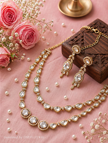 Noor Royale Kundan Necklace Set
