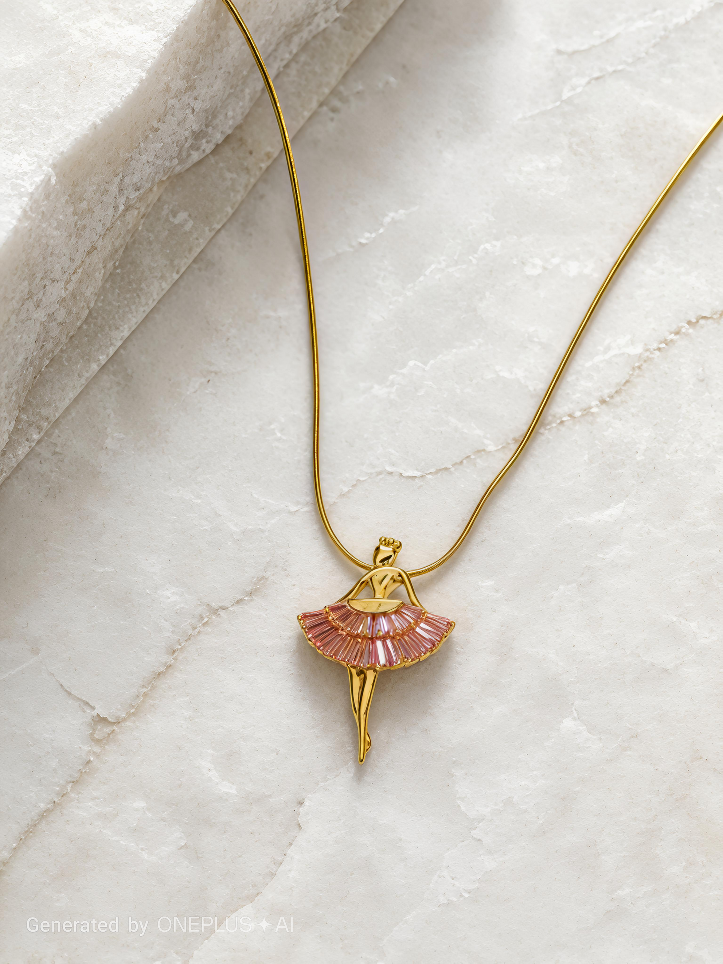 celeste ballerina necklace
