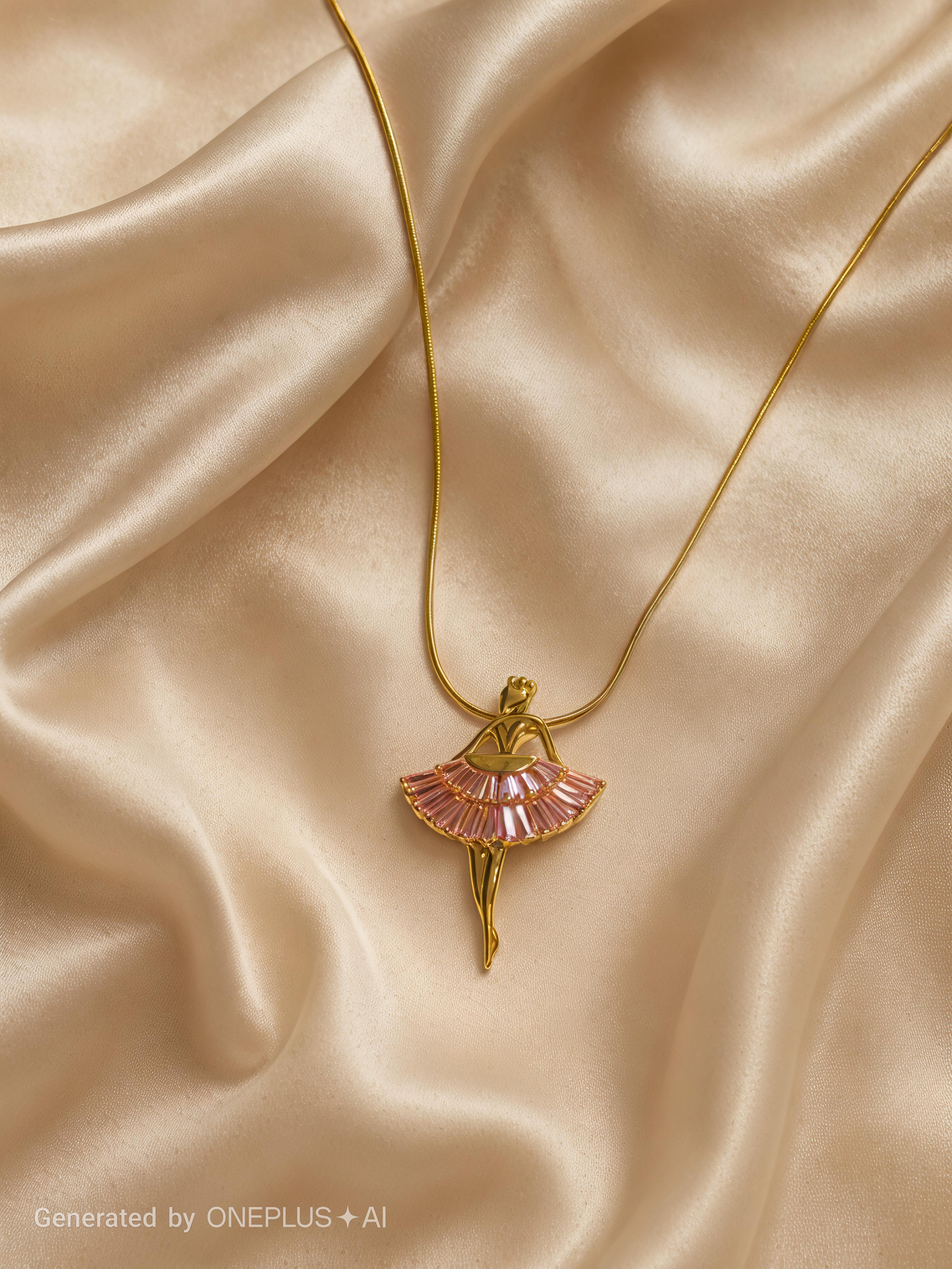 celeste ballerina necklace