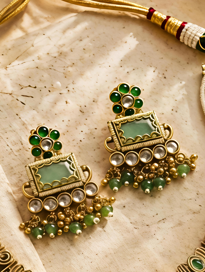 Emerald Rajwada Elegance Set