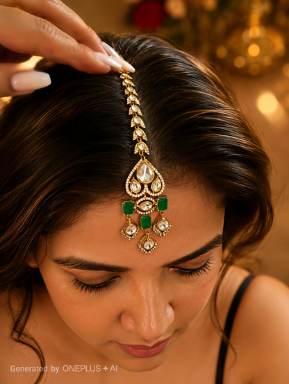 Meher Uncut Polki Bridal Jewellery Set