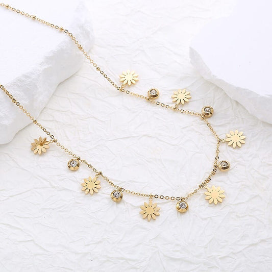 anti tarnish tanmaniya necklace