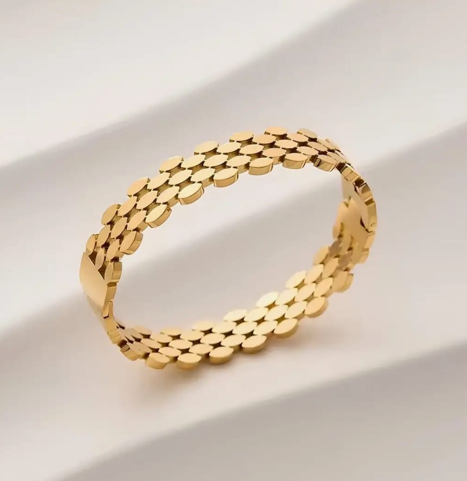 Gold Plated Signature Bracelet