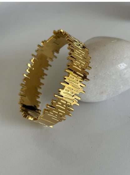 Gold Plated Signature Bracelet