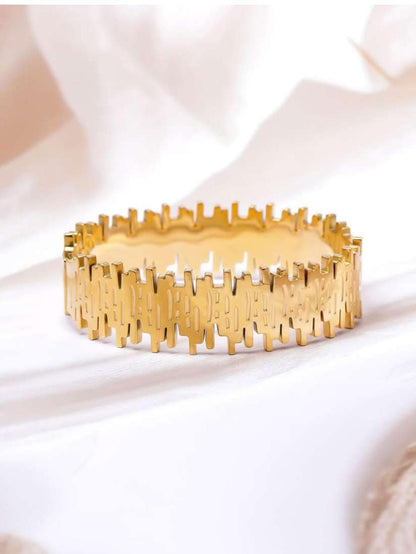 Gold Plated Signature Bracelet