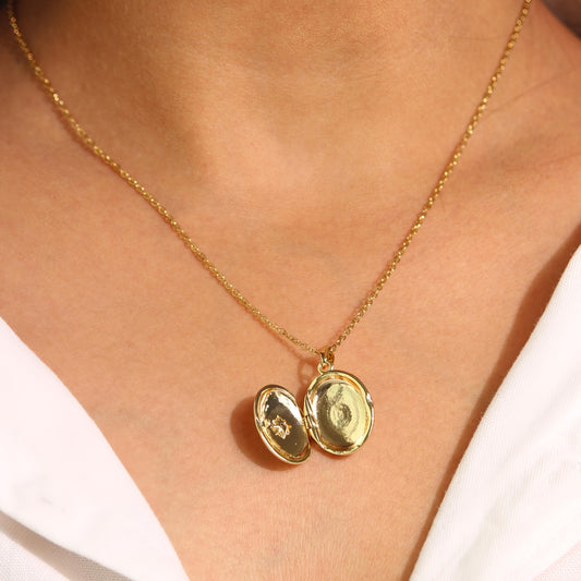 Gold Plated Pocket Necklace
