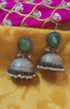 Noor Antique Green Jhumkas
