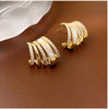 lustre Curve Hoops