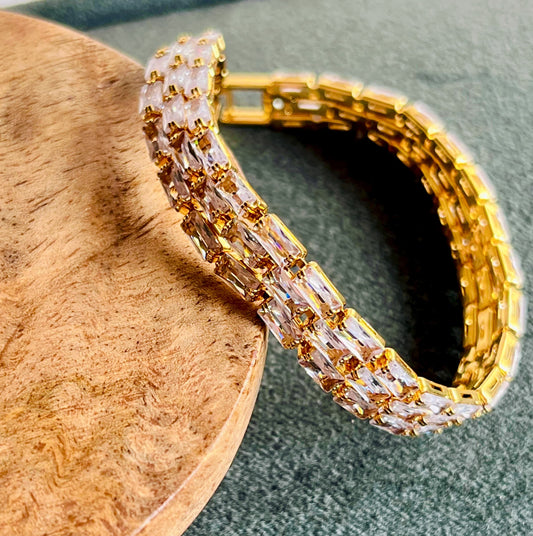 GleamFlex Tennis Bracelet