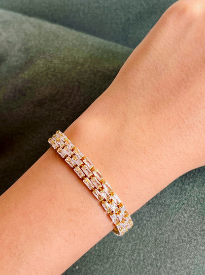 GleamFlex Tennis Bracelet