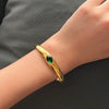 Emerald Glint Bracelet