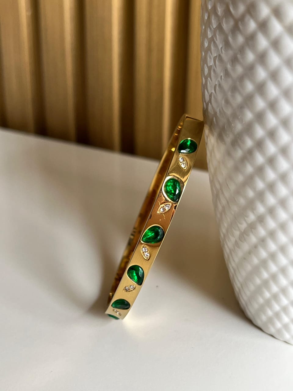 Emerald Whispers Bracelet