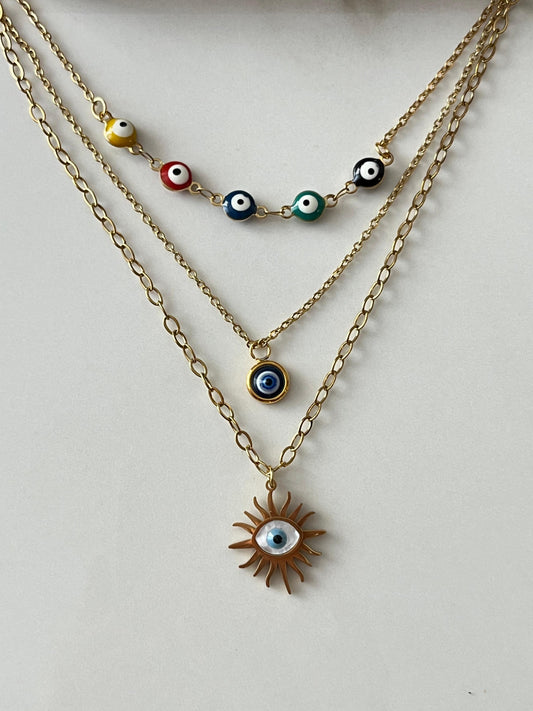 Trio of Protection Necklace