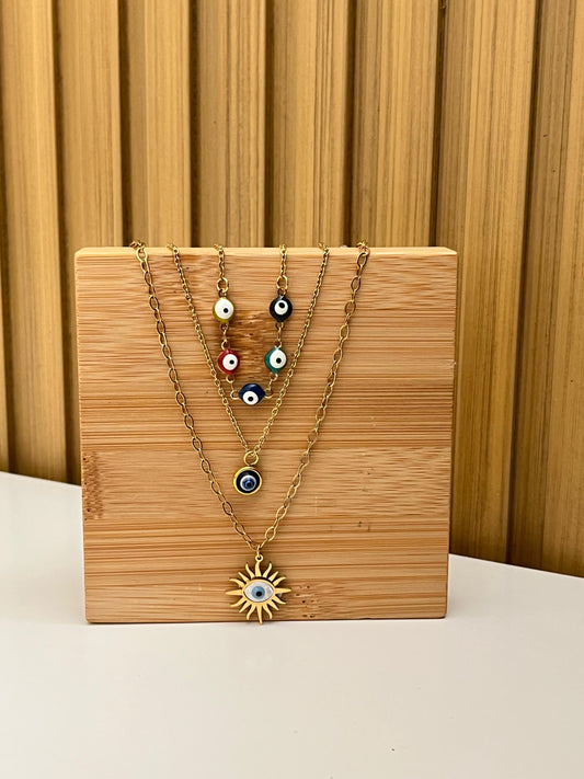 Trio of Protection Necklace