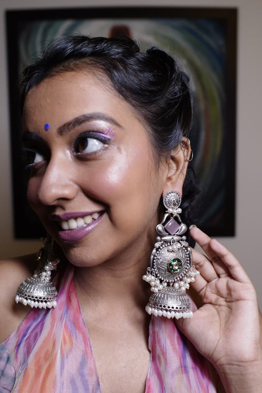 Rajwada Charm Jhumka