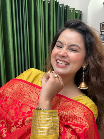 Golden Grace Jhumkas