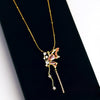Blush Butterfly Elegance Necklace
