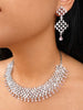 Blush Cascade Crystal Choker Set
