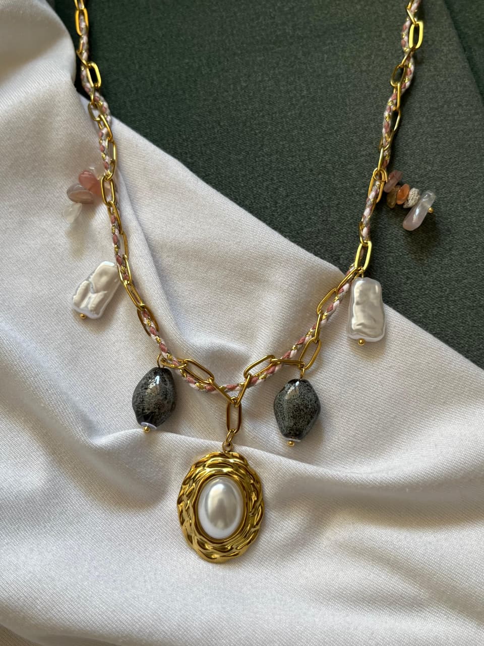 seaside whimsy charm necklace