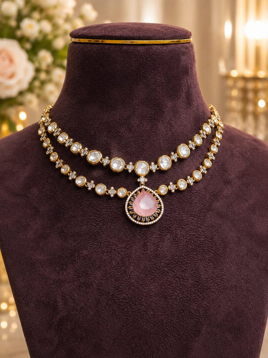 Rosé Crystal Victorian  Set