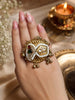 Noor Kundan Statement Ring