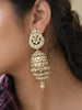 Noor Kundan Pearl Jhumka Earrings