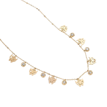 anti tarnish tanmaniya necklace