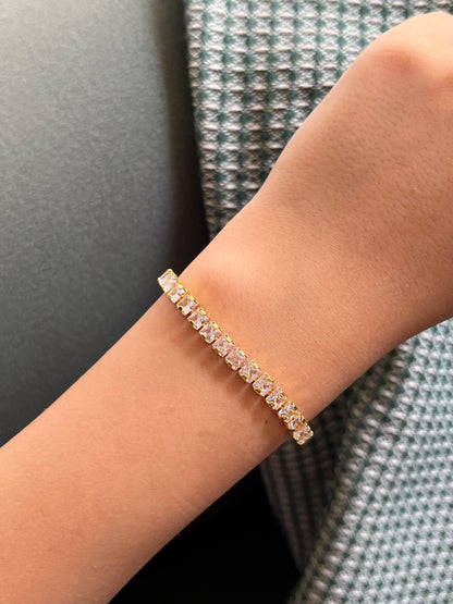 Aurora Baguette Tennis Bracelet
