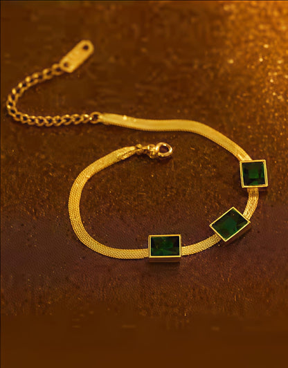 anti tarnish snake chain bracelet