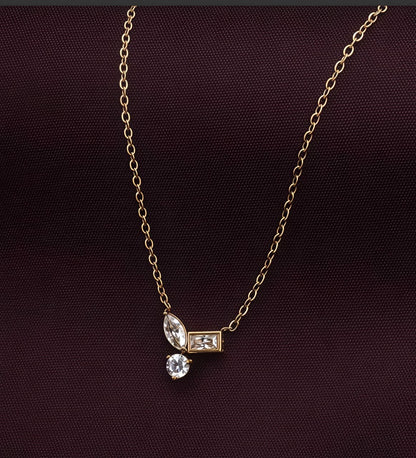 Harmony Crystal Drop Necklace