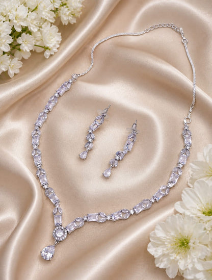Blush Pink Designer Necklace Set