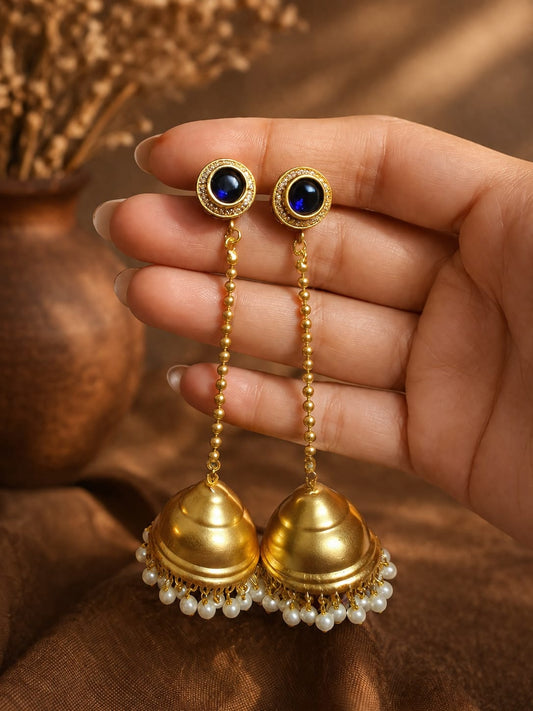Golden Grace Jhumkas