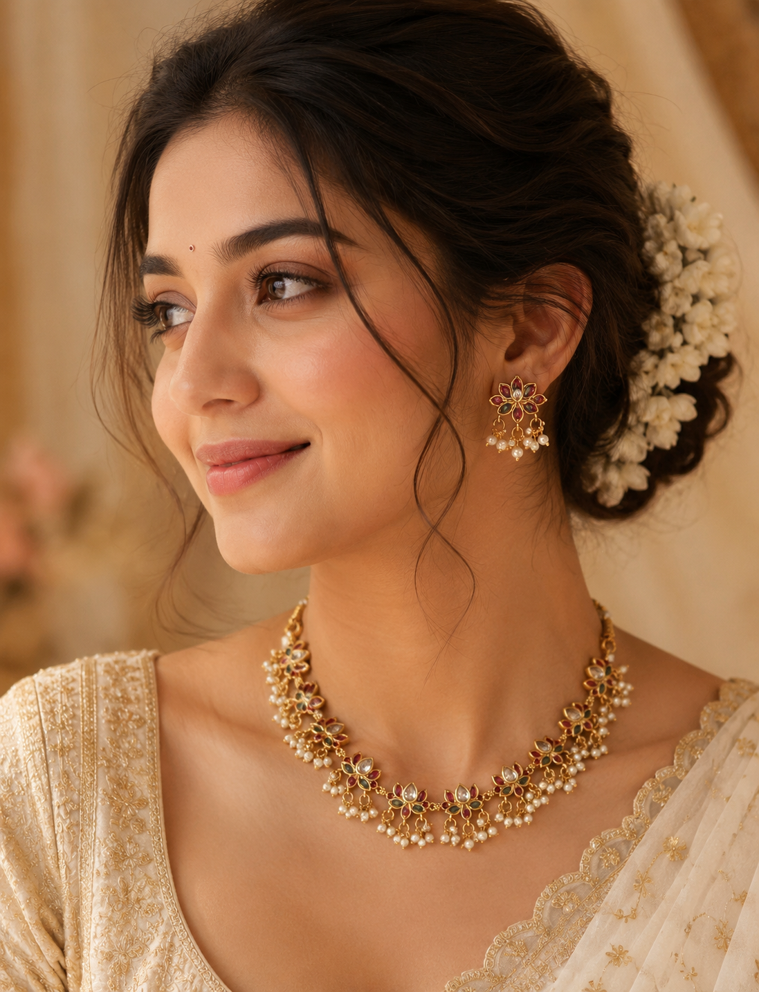 zariya south indian kempstone set