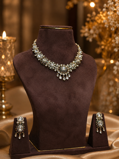 Meher Polki Elegance Necklace Set